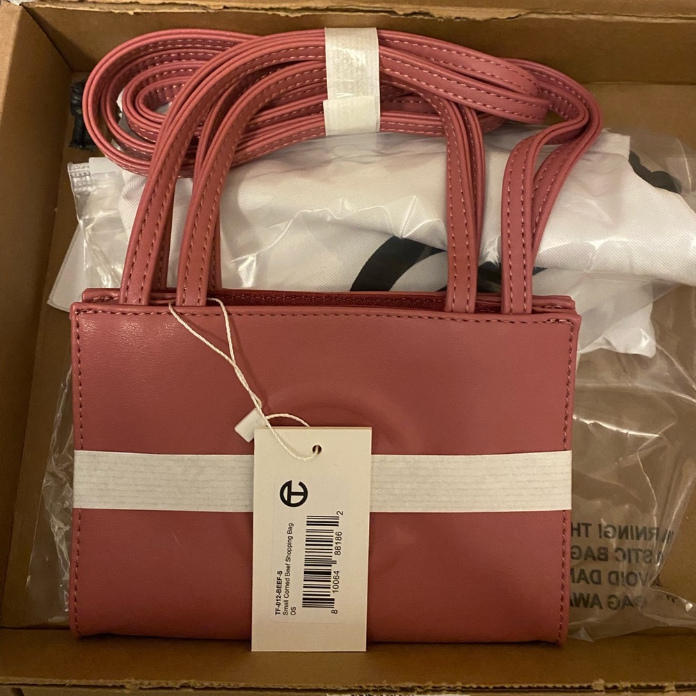 NWT Telfar Small bag Cornbeef color